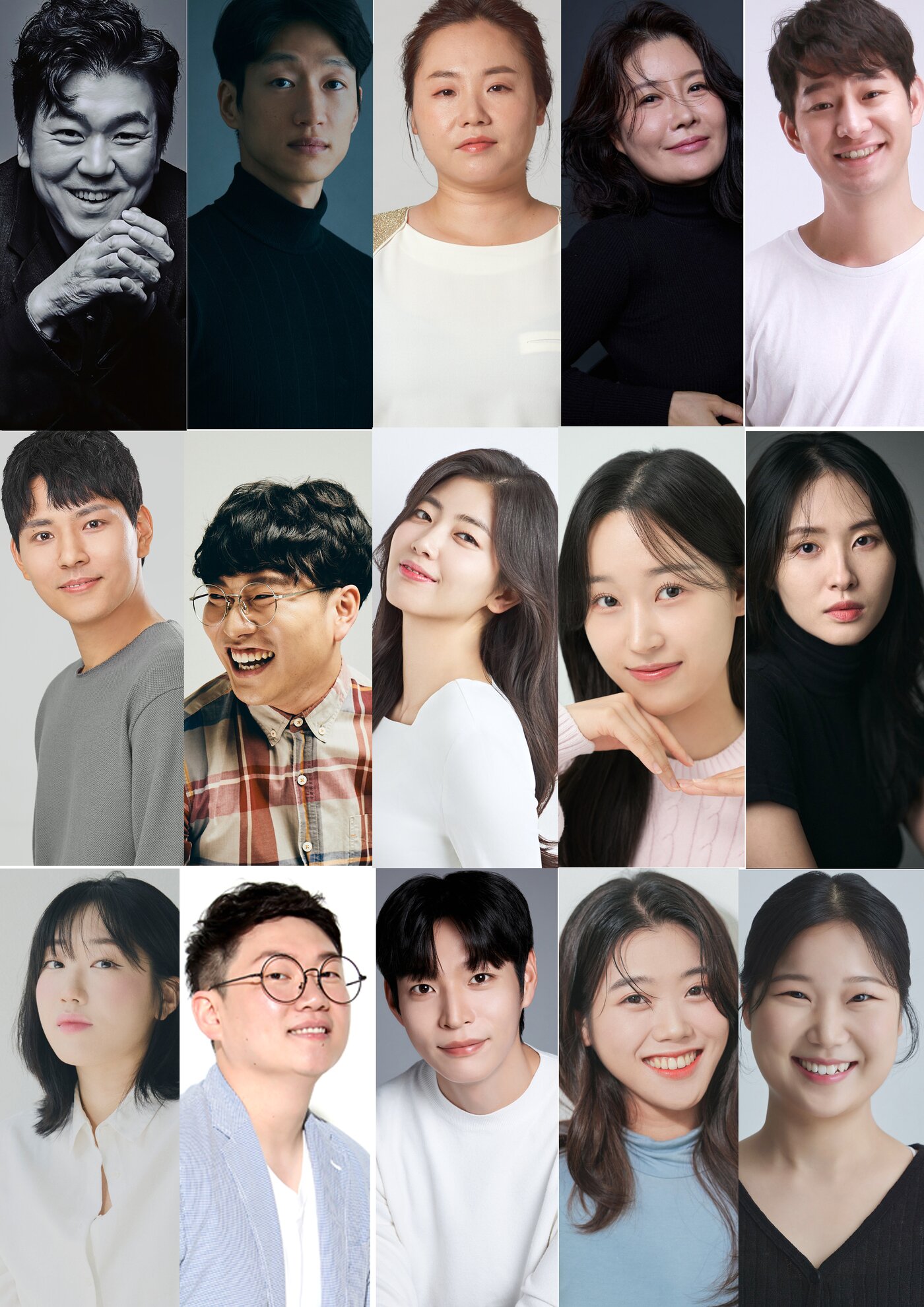 본문 이미지 - &#40;왼쪽상단부터&#41; 윤제문, 유용, 서은지, 김소율, 허동수, 편준의, 송민주, 김신영, 김도형, 이진홍, 윤감송, 김진석, 김낙연, 윤예솔, 김나무&#40;데일리창 제공&#41;