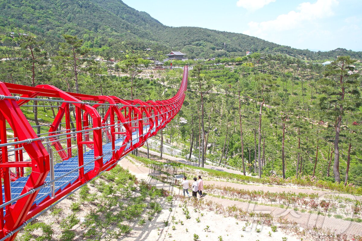 본문 이미지 - 산청 동의보감촌 무릉교(산청군 제공).