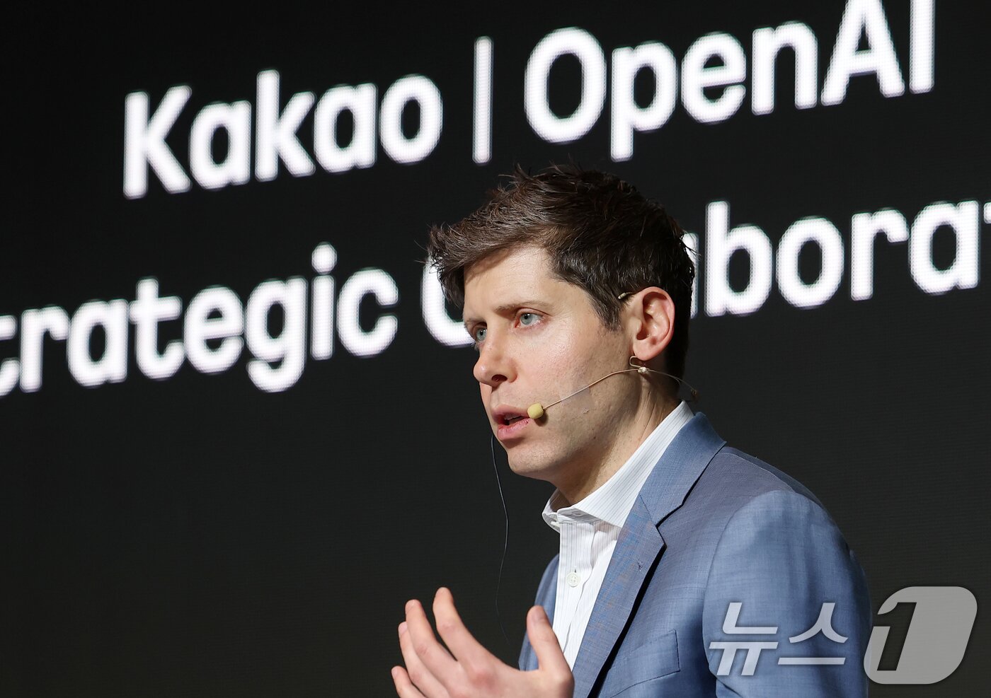 본문 이미지 - 챗GPT 개발사 오픈AI의 샘 올트먼 최고경영자(CEO.) 2025.2.4/뉴스1 ⓒ News1 오대일 기자