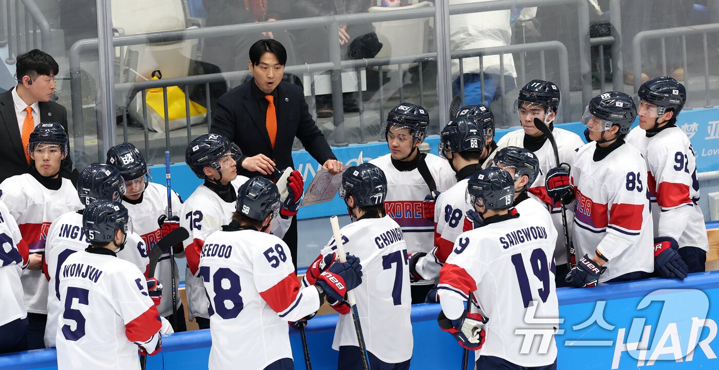본문 이미지 - 남자 아이스하키 대표팀. /뉴스1 ⓒ News1 이승배 기자