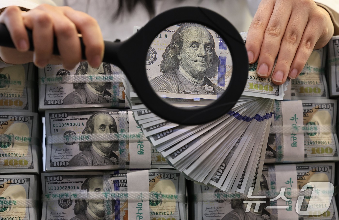 (서울=뉴스1) 박정호 기자 = 지난달 비상계엄 여파와 트럼프 발(發) 불확실성으로 환율이 1,400원대 후반까지 치솟으면서 외환보유액이 한 달 새 46억 달러 가까이 감소한 것 …