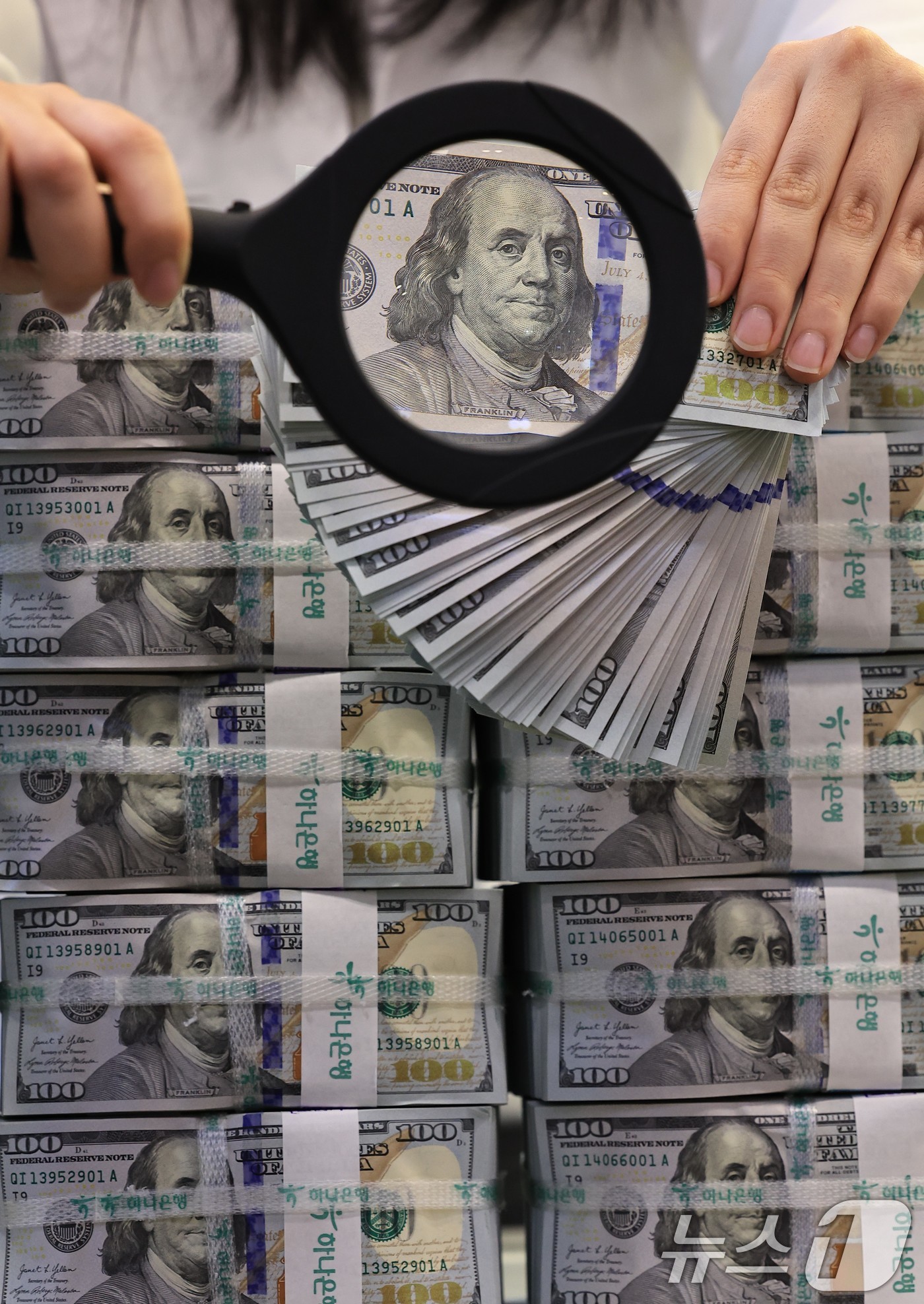 (서울=뉴스1) 박정호 기자 = 지난달 비상계엄 여파와 트럼프 발(發) 불확실성으로 환율이 1,400원대 후반까지 치솟으면서 외환보유액이 한 달 새 46억 달러 가까이 감소한 것 …