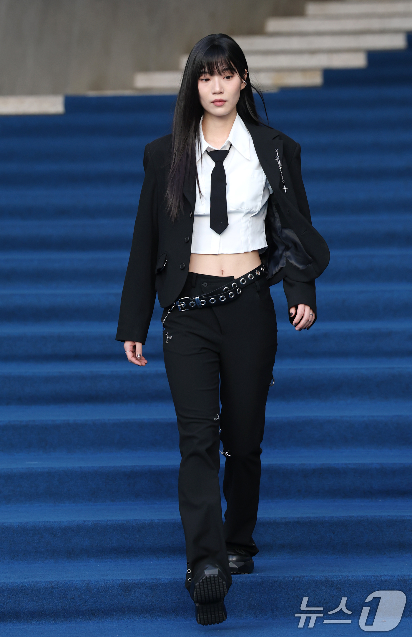 (서울=뉴스1) 권현진 기자 = 배오 송지오가 6일 서울 중구 동대문디자인플라자(DDP)에서 열린 ‘2025 F/W서울패션위크’ ‘페노메논시퍼’ 컬렉션에 참석하고 있다. 2025. …