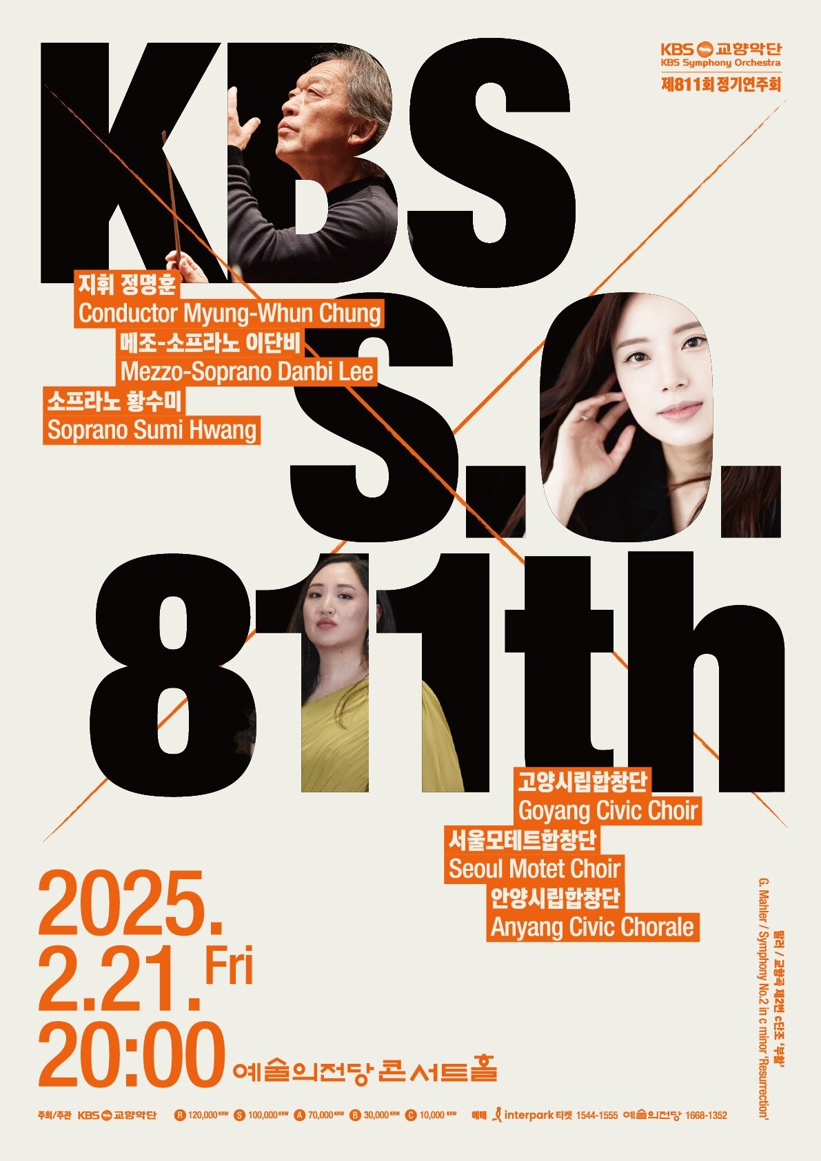 KBS교향악단 제811회 정기연주회 포스터. (KBS교향악단 제공)