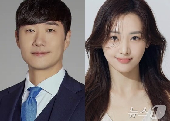 본문 이미지 - 배성재(왼쪽), 김다영. (SM C&C 및 김다영 인스타그램)