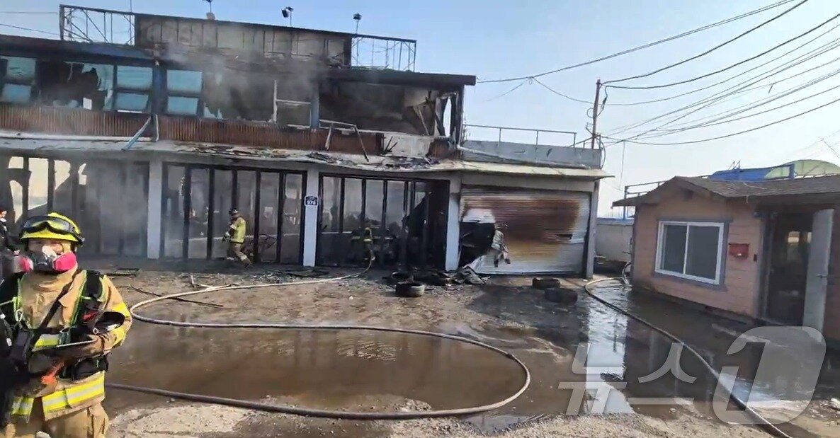 본문 이미지 - 화재 현장. &#40;경기도소방재난본부 제공. 재판매 및 DB 금지&#41; 2025.3.10/뉴스1