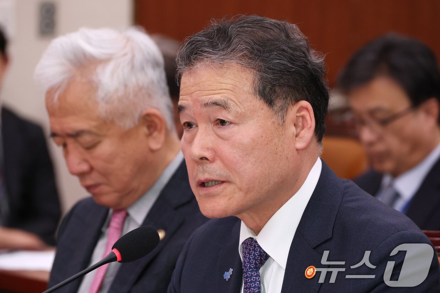 본문 이미지 - 김영호 통일부 장관. 2025.3.11/뉴스1 ⓒ News1 이광호 기자