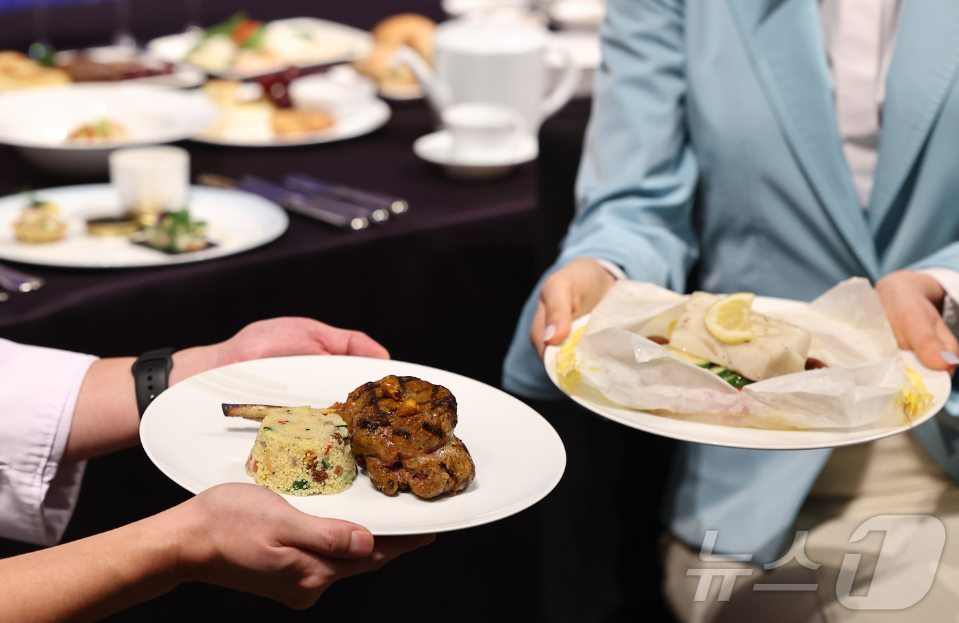 대한항공, 신규 기내식 공개 - 뉴스1