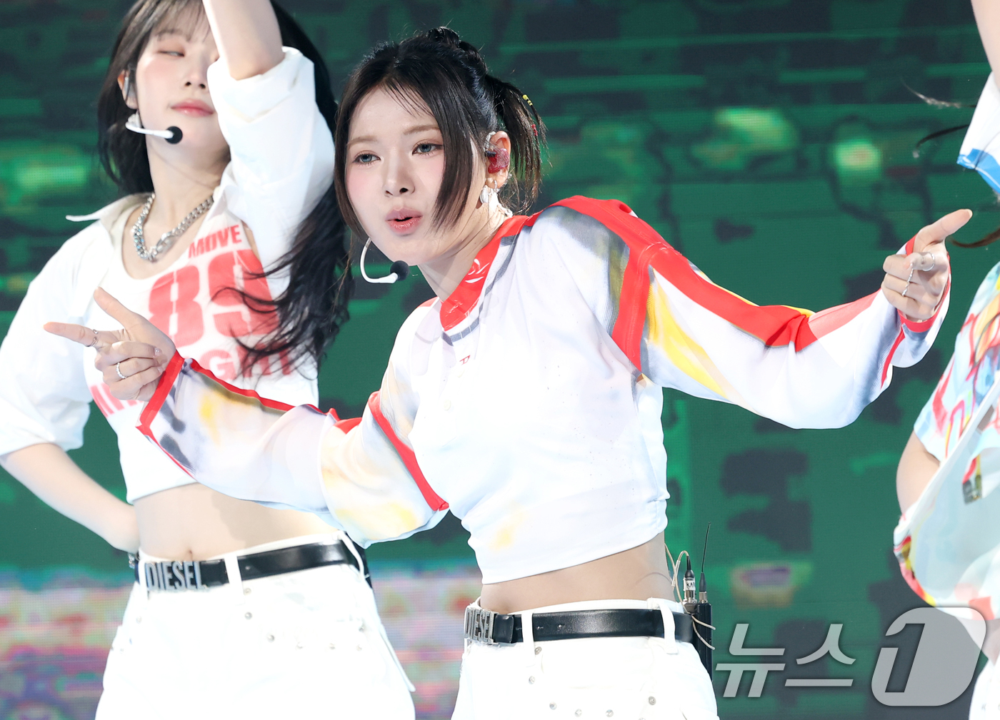 (서울=뉴스1) 권현진 기자 = 걸그룹 세이마이네임(SAY MY NAME) 카니가 12일 오후 서울 마포구 상암동 쇼킹케이팝센터에서 가진 두 번째 앨범 'My Name Is...( …