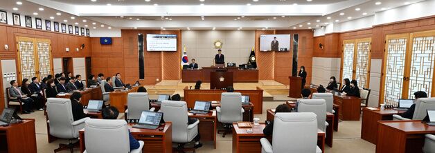 울산 중구의회 임시회 개회…조례안 등 6건 안건 심의