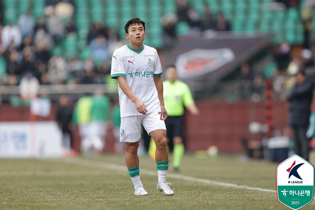 본문 이미지 - 대전 하나시티즌 정재희. (한국프로축구연맹 제공)