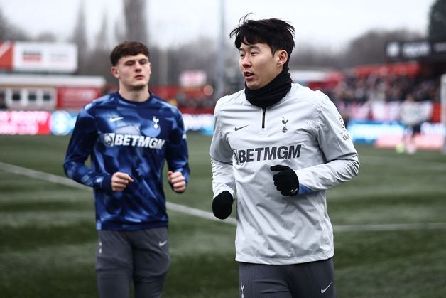 'UEL 역전드라마 주역' 손흥민, 풀럼전 선발 제외…조커로 12호골 도전