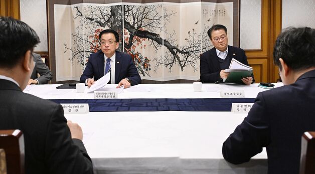 대외경제현안간담회 주재하는 최상목 대행