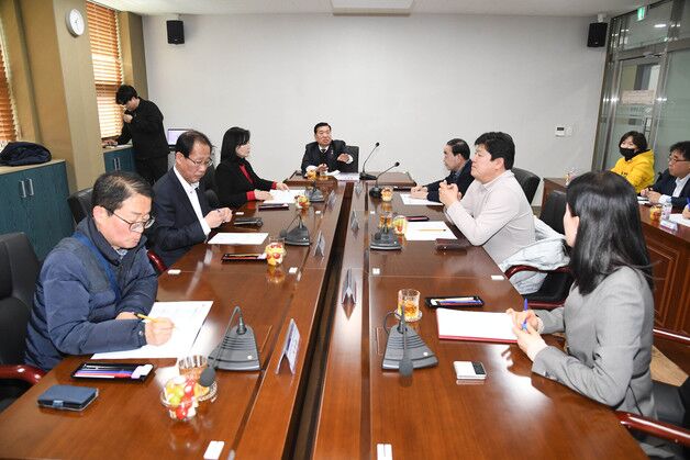 울산시의회, 해오름동맹광역추진단 찾아 공동협력 방안 논의