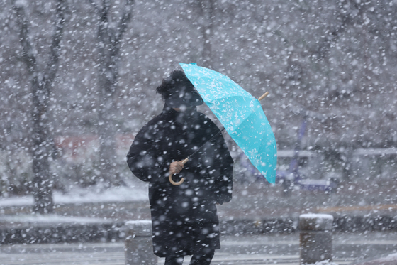 광주 광산 11.4㎝…광주·전남에 이틀째 대설주의보, 여객선·도로통제