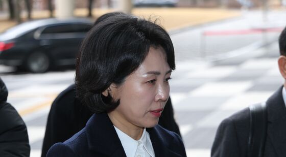 항소심 1차 공판 출석하는 김혜경
