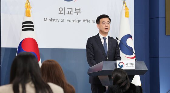 정례브리핑하는 이재웅 외교부 대변인