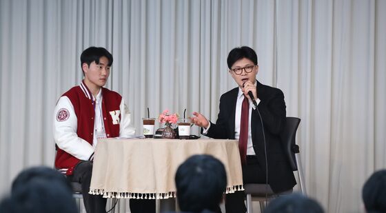 '경북대 찾은 한동훈' 학생들과 질의응답