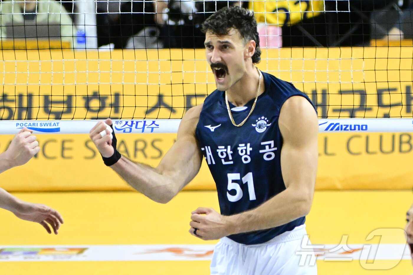 본문 이미지 - 대한항공 카일 러셀. &#40;KOVO 제공&#41;