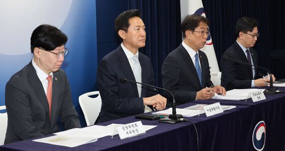 주택시장 안정화 방안 발표하는 오세훈 시장·박상우 장관
