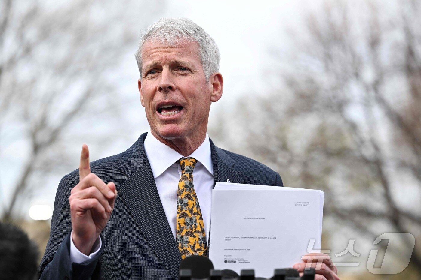 본문 이미지 - 크리스 라이트 미국 에너지 장관.  2025.03.20 ⓒ AFP=뉴스1