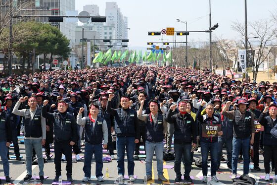 '임금삭감 반발 파업' 광주·전남 건설노조원 현장 복귀