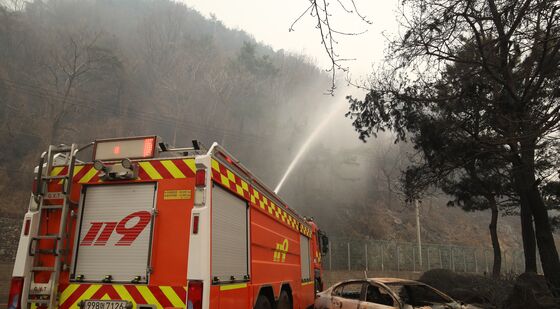 경남 산청 산불 사흘째