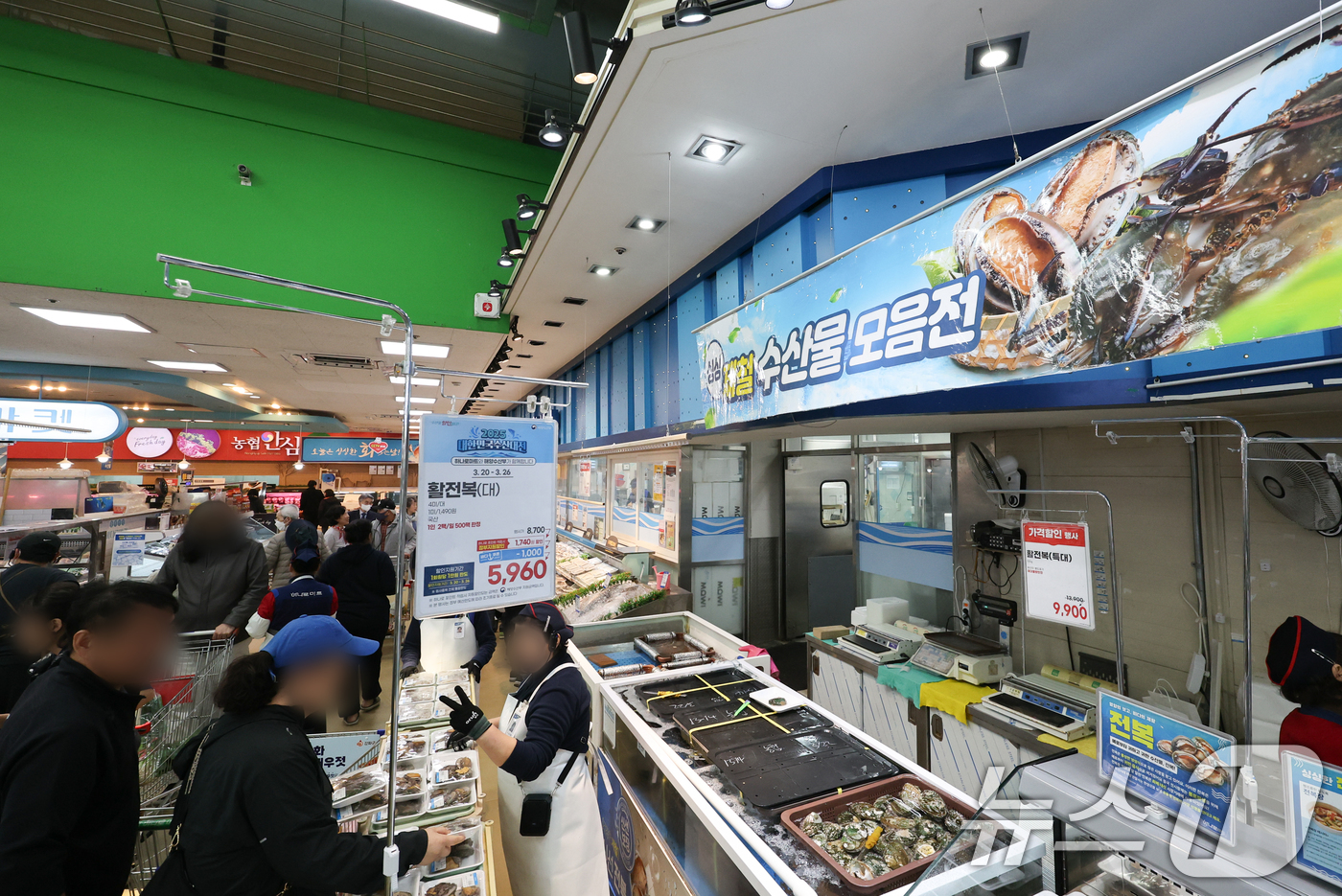 (서울=뉴스1) 허경 기자 = 지난해 이상 기온으로 어획량이 급감하면서 밥상 위에 주로 오르는 고등어·오징어 수산물의 소비자 가격이 크게 뛰고 있다. 대형마트업계는 노하우를 총동원 …