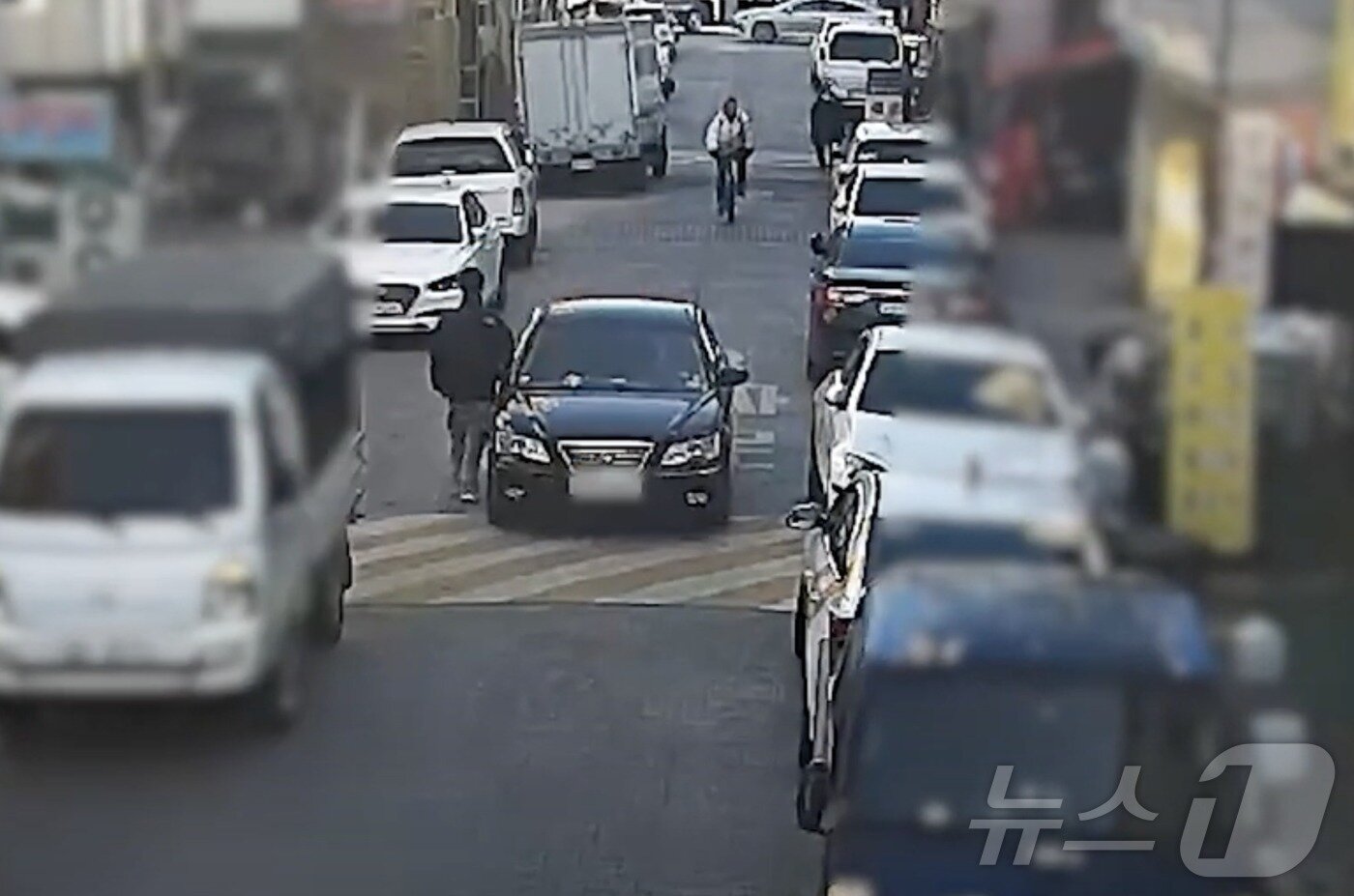 본문 이미지 - 대전 서구 탄방동 일대에서 이른바 '손목치기'수법을 이용해 16건의 고의사고 내고 합의금 185만 원을 편취한 20대가 검거돼 불구속 송치됐다. (대전경찰청 제공. 재판매 및 DB금지) /뉴스1 