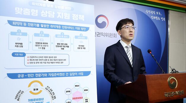 국민권익위,  취약계층 보호 강화를 위한 맞춤형 상담 지원