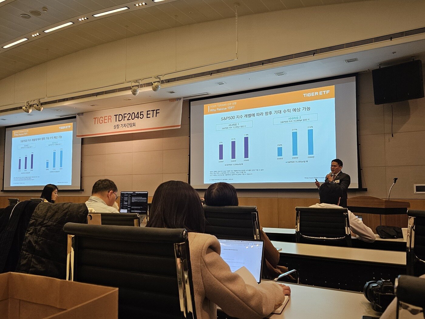 본문 이미지 -  미래에셋자산운용은 24일 서울 여의도 FKI컨퍼런스센터에서 'TIGER ETF 기자간담회'를 열었다.2025.03.04/뉴스1 ⓒ News1 문혜원 기자.