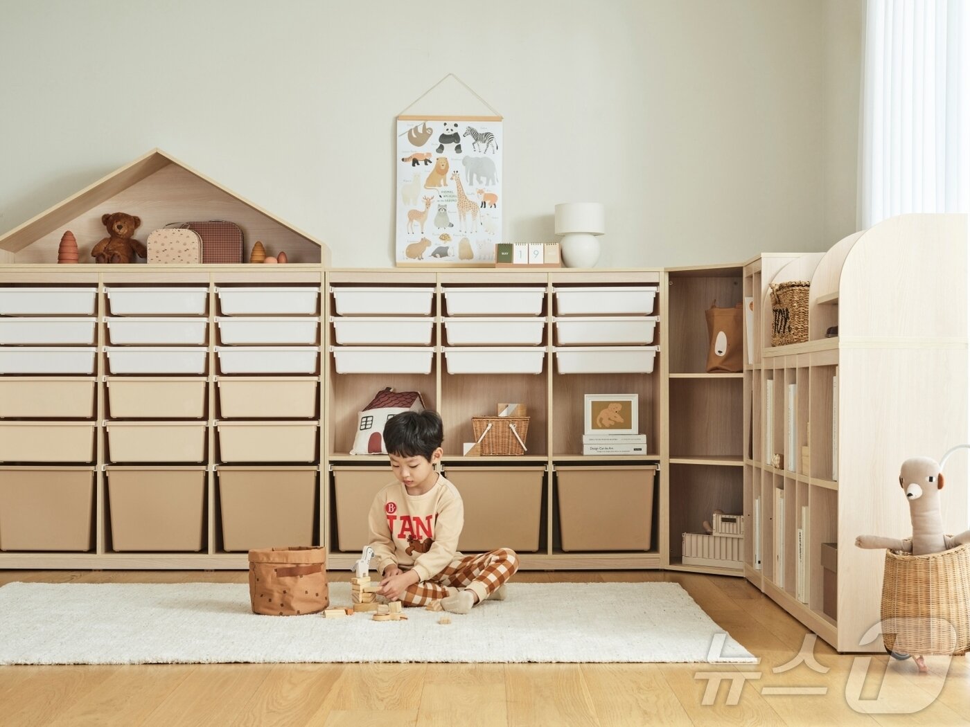 본문 이미지 - 한샘 샘키즈 수납장 &#40;한샘 제공&#41;