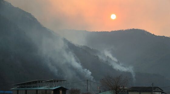 '의성 산불' 사흘째…산불 너머 저무는 하루