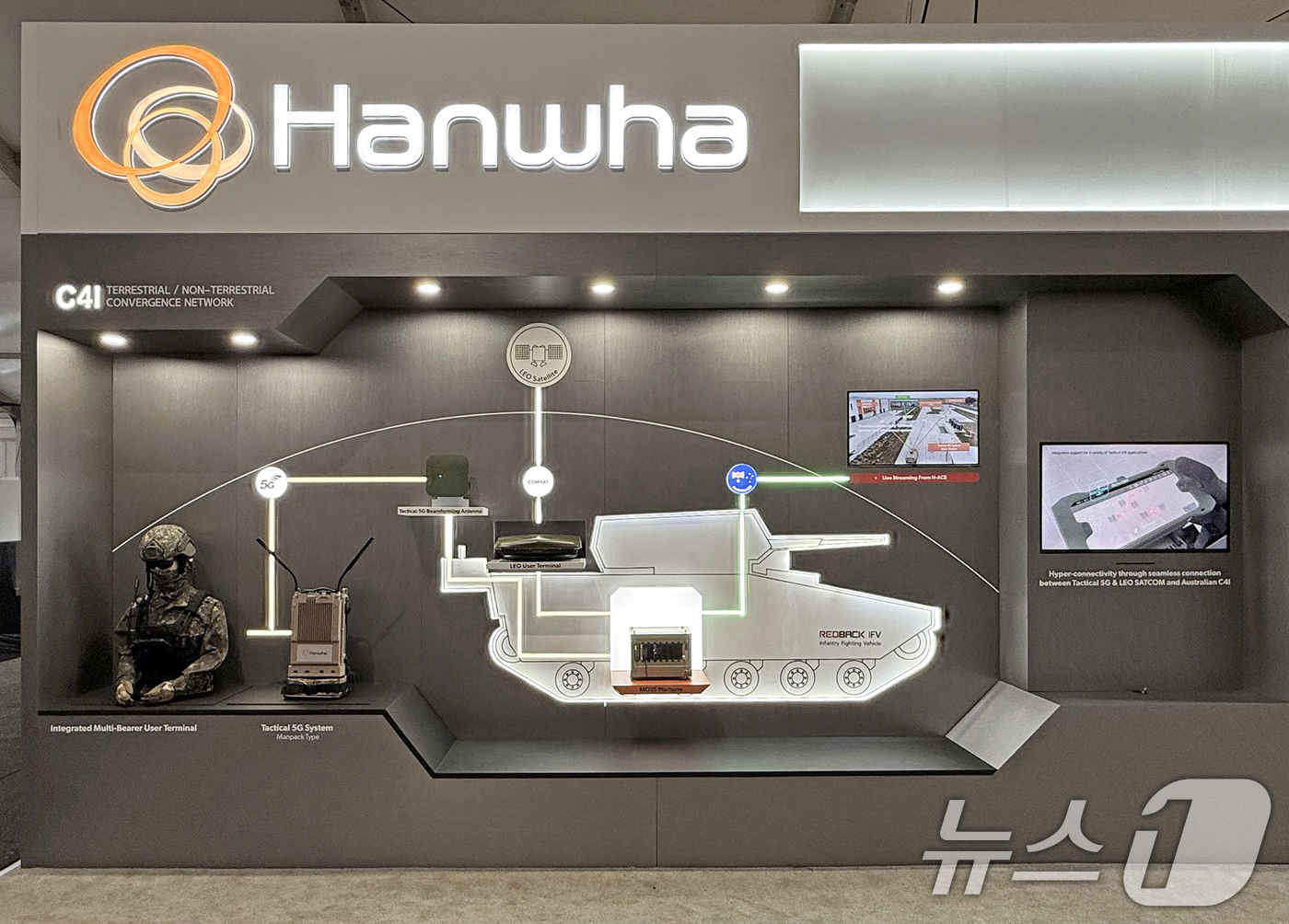 (서울=뉴스1) = 한화시스템과 한화에어로스페이스는 25일부터 호주 아발론 공항에서 열리는 '아발론 에어쇼 2025'에 참가한다고 밝혔다.사진은 '아발론 에어쇼 2025'에서 선보 …