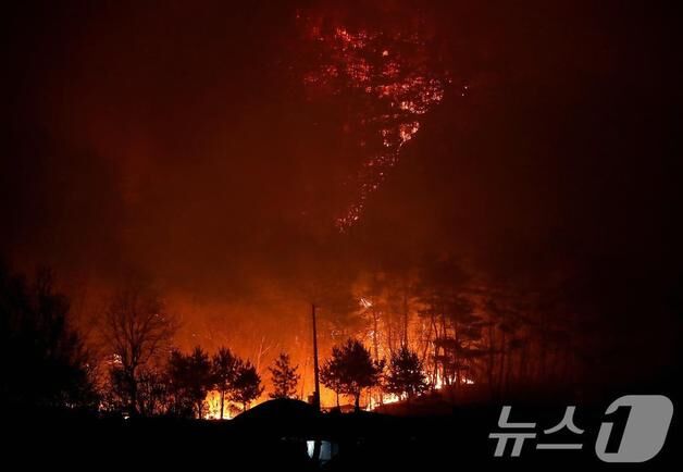 밤샘 사투에도 '속수무책'…산청·하동 진화율 '역주행'·울주는 제자리