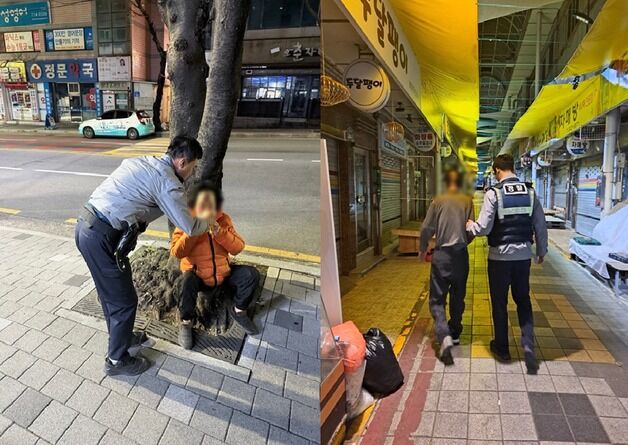 경찰관·경찰 실습생의 호흡…저혈당 아내·치매 남편 구했다