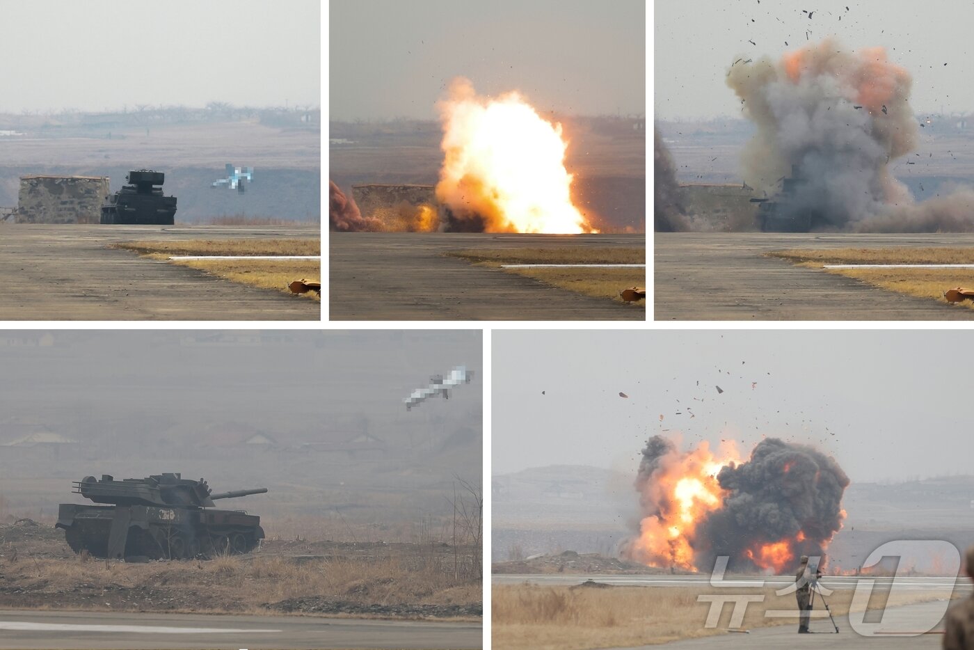 본문 이미지 - (평양 노동신문=뉴스1) = 북한 노동당 기관지 노동신문은 지난달 27일 김정은 총비서가 새로 개발·생산 중인 각종 무인정찰 및 자폭공격형 무인기를 점검하고 성능시험을 참관했다고 보도했다. [국내에서만 사용가능. 재배포 금지. DB 금지. For Use Only in the Republic of Korea. Redistribution Prohibited] rodongphoto@news1.kr