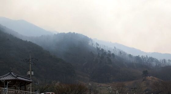 산청 산불 일주일째