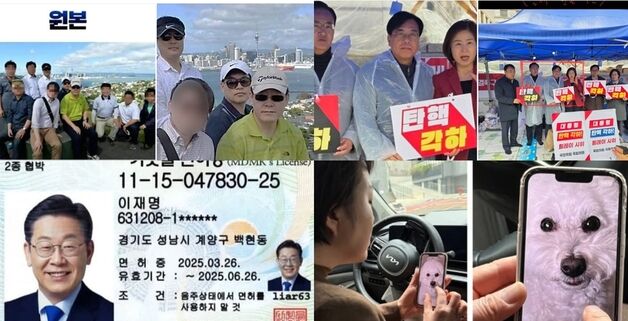 "내가 사진 조작범이다, 확대했다"…이재명 무죄에 패러디 분주한 與 의원