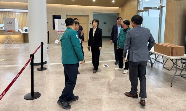 전남도, 담양군수 재선거 사전투표 준비상황 점검