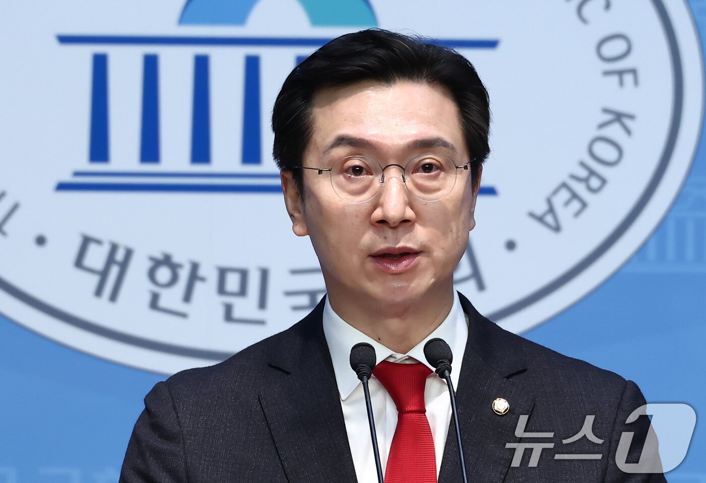 본문 이미지 - 강민국 국민의힘 의원. 2025.3.30 ⓒ 뉴스1 김민지 기자