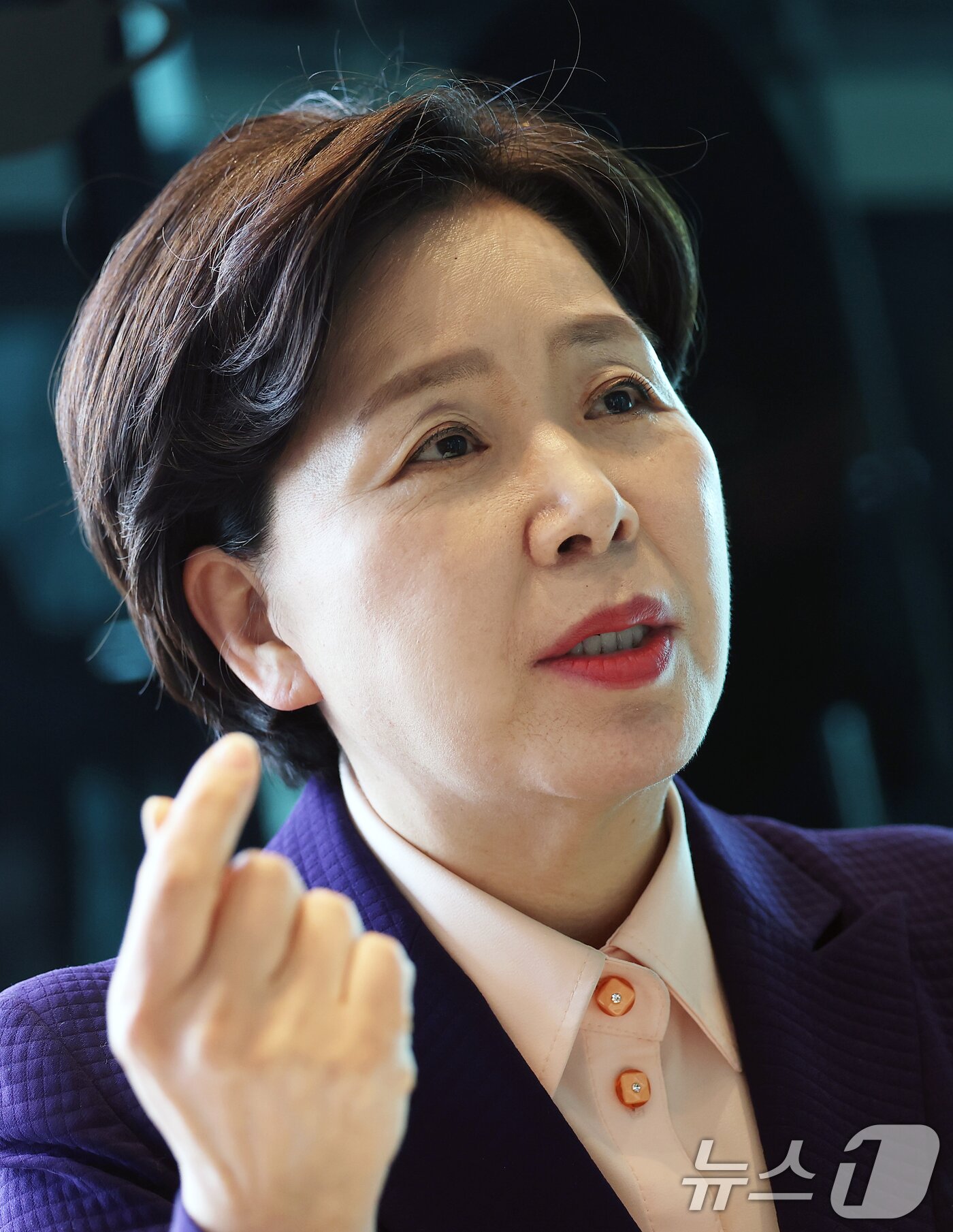 본문 이미지 - 양향자 전 의원&#40;개혁신당&#41;이 7일 서울 영등포구 여의도에서 뉴스1과 인터뷰를 하고 있다. ⓒ News1 오대일 기자