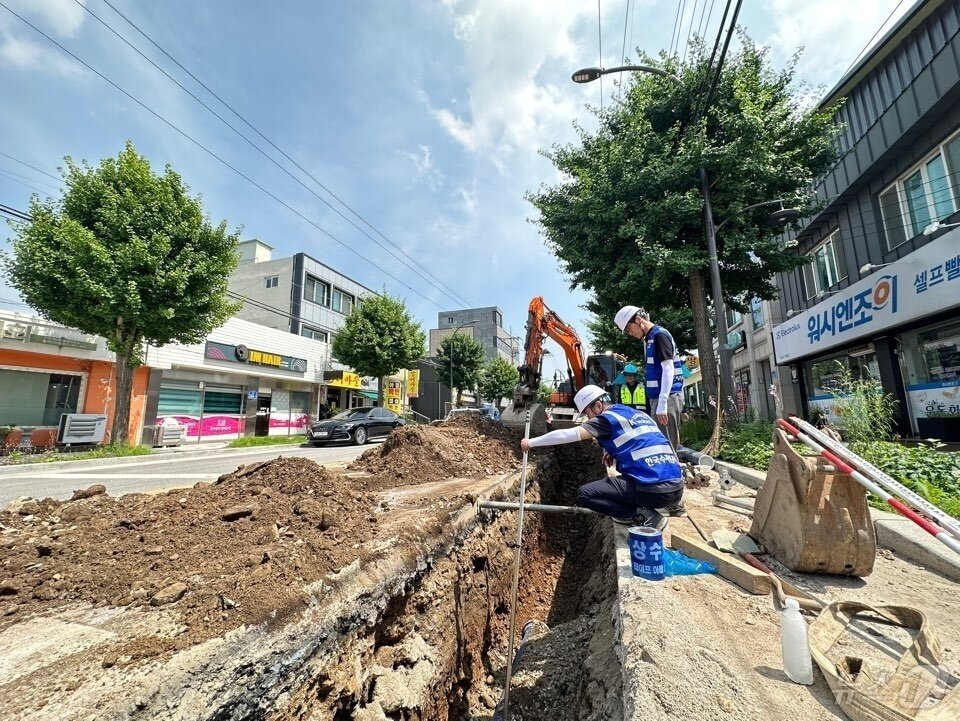 본문 이미지 - 철원군 지방상수도 현대화 사업 관련 사진.(K-water 한강유역본부 제공. 재판매 및 DB금지)/뉴스1
