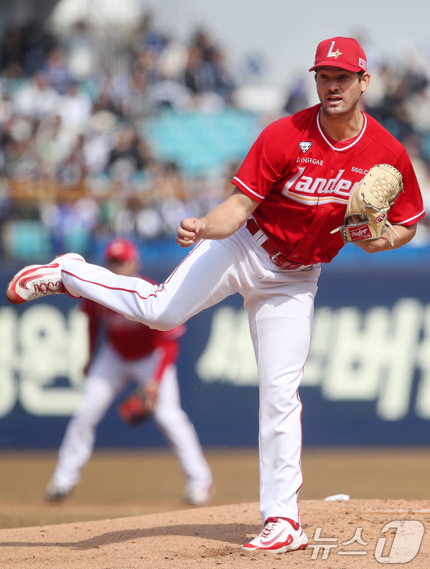 본문 이미지 - SSG 랜더스 외국인 투수 드류 앤더슨. 2025.3.8/뉴스1 ⓒ News1 공정식 기자