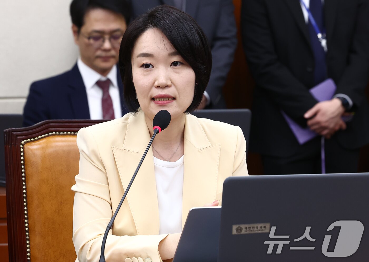 본문 이미지 - 이소영 더불어민주당 의원. 2025.4.10/뉴스1 ⓒ News1 김민지 기자