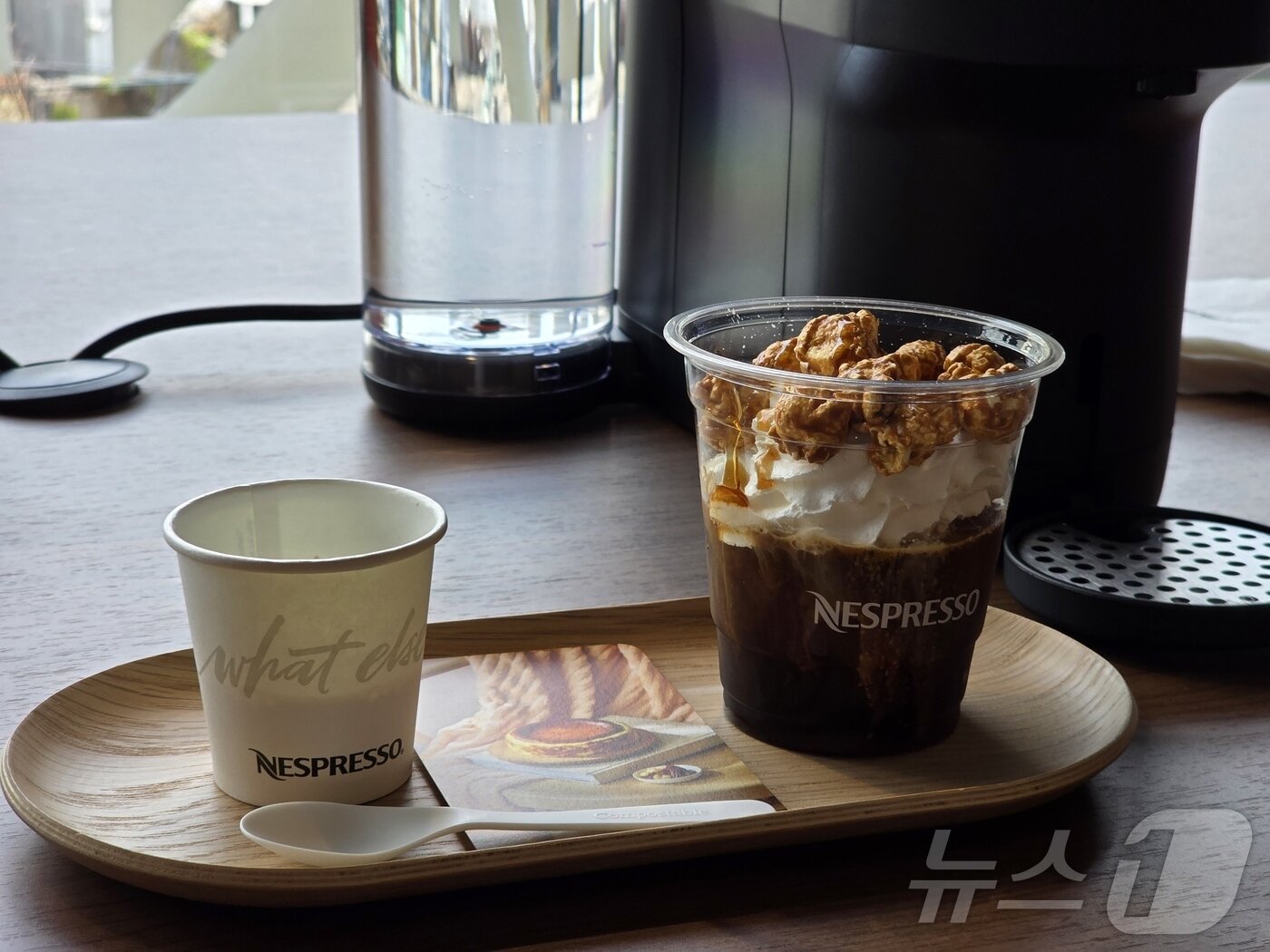 본문 이미지 - 지난 10일 방문한 네스프레소 버츄오 하우스 성수동 팝업 현장. ⓒ News1 이형진 기자