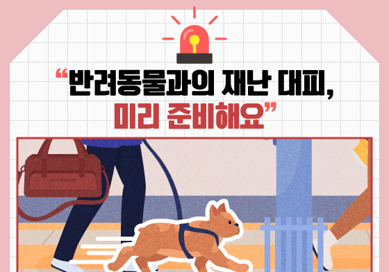 "멍냥이 두고 어떻게 혼자 피신?"…재난 대피 준비 '꿀팁'[펫카드]