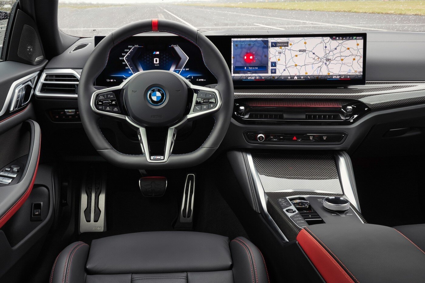본문 이미지 - BMW 고성능 순수전기 그란쿠페 &#39;뉴i4 M50 x드라이브&#40;Drive&#41;&#39; 모습&#40;BMW코리아 제공&#41;.