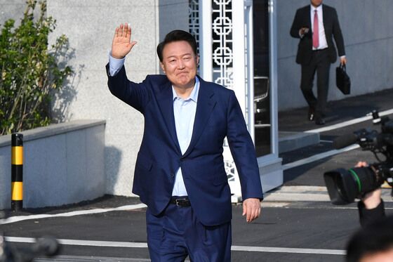 윤석열 "한덕수 밝힌 자유민주 사명 이제 김문수 후보가 이어가야"