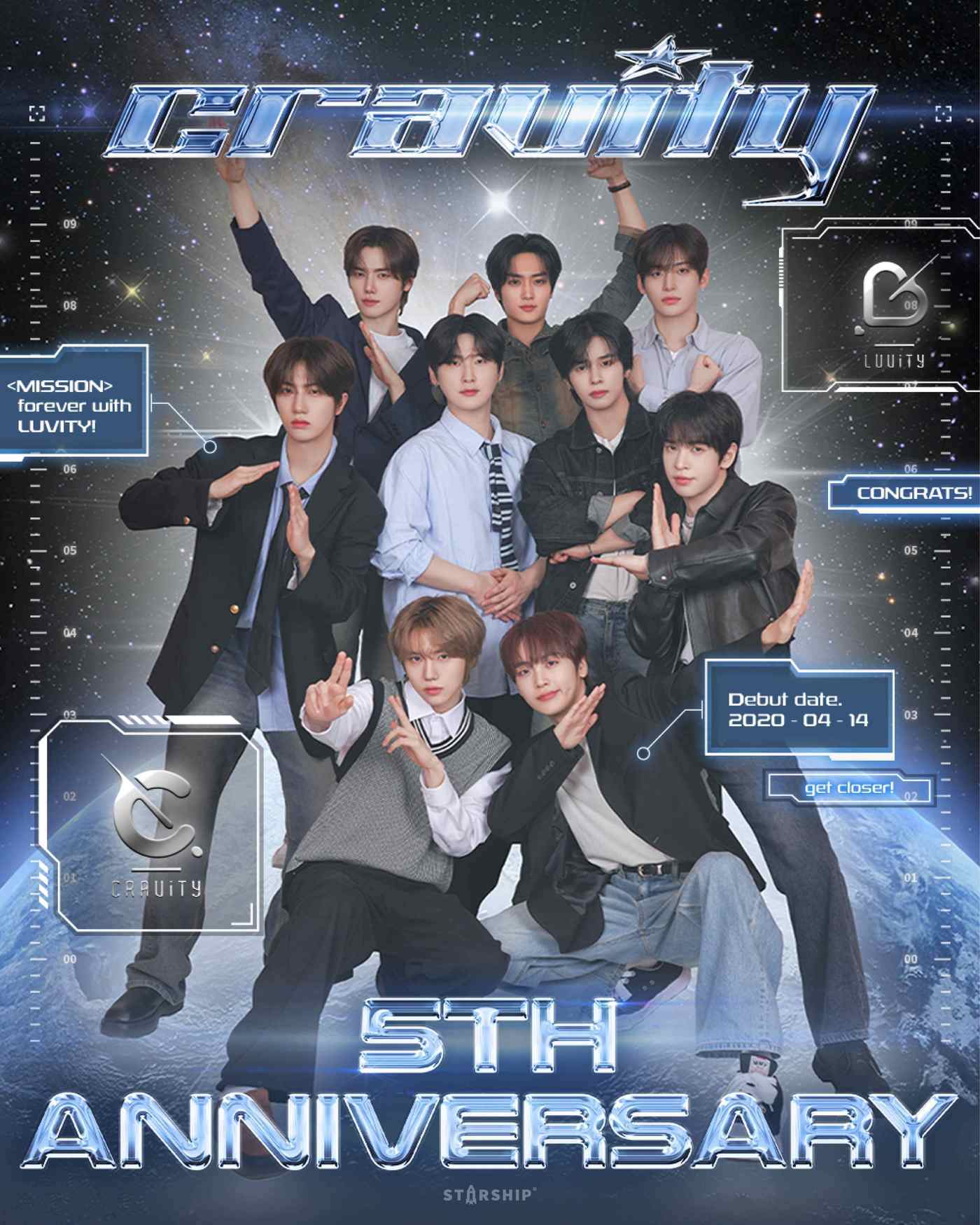 본문 이미지 - 크래비티(스타쉽엔터테인먼트 제공)